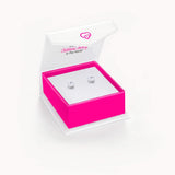 In Season Jewelry Tiny Solitaire Sterling Silver Kids Earrings – 3mm