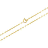 In Season Jewelry Jesus Crucifix Gold Necklace - Small Catholic Kids Cross Necklace for Girls & Boys - 16 Inch Chain Child-Sized Faith Gold Jewelry - Christian Gifts for Girls, Boys, & Teens