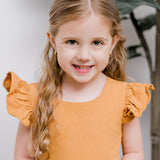 In Season Jewelry Elegant & Classic Gold Girls Hoop Earrings for Kids - Comfortable 0.39” Little Girl Hoop Earrings with Secure Latch Closure