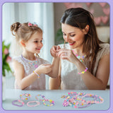 Faburo 10pcs Kids Jewelry for Girls, Little Girls Jewelry Necklace for Girl