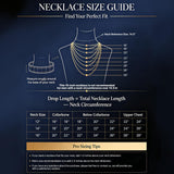 HZMAN Men Women 24k Real Gold Plated Figaro Chain Necklace