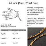 ZNBOH 2Pcs Stainless Steel Bracelets for Men 14K Gold Plated Cuban Link Figaro Rope Silver Chain Bracelet Set Curb Width Sturdy Bracelet 7.5/8.3/9 Inches Jewelry Gifts for Husband