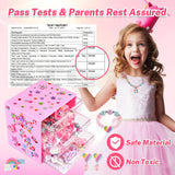Faburo 42PCS Jewelry Toys for Girls, Unicorn Mermaid Princess Toys- Rings