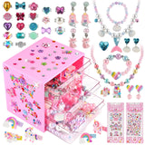 Faburo 42PCS Jewelry Toys for Girls, Unicorn Mermaid Princess Toys- Rings